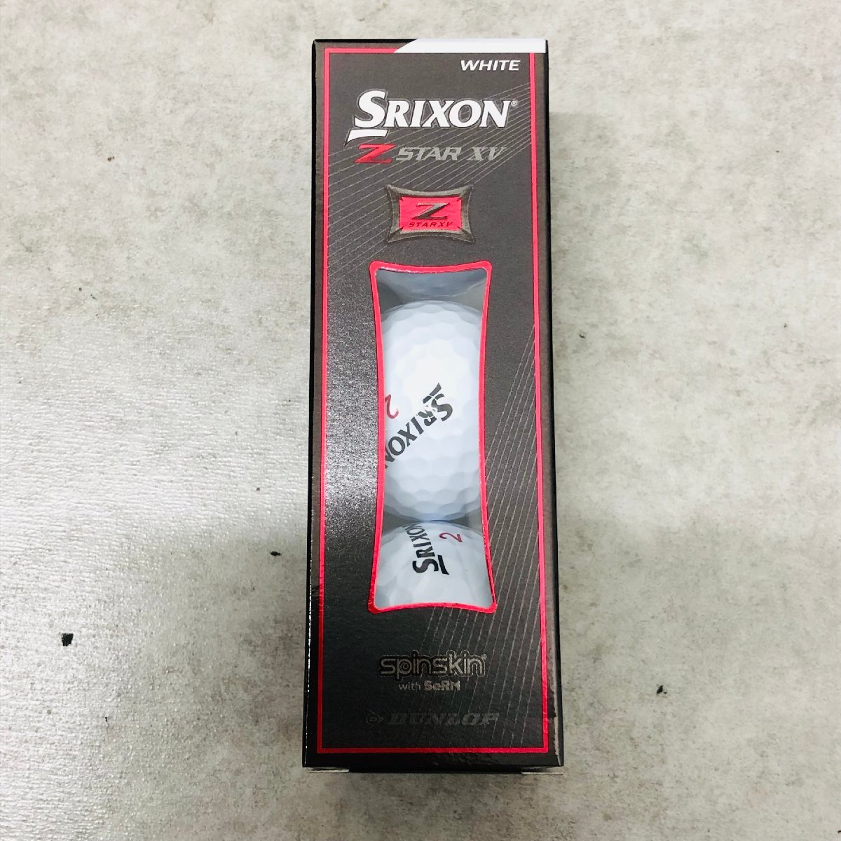 ◎J903【未使用】ダンロップ ゴルフボール スリクソン 2021年モデル 2ダース（12×2個） SRIXON STAR XV WHITE spimskin with SeRM (rt)_画像5