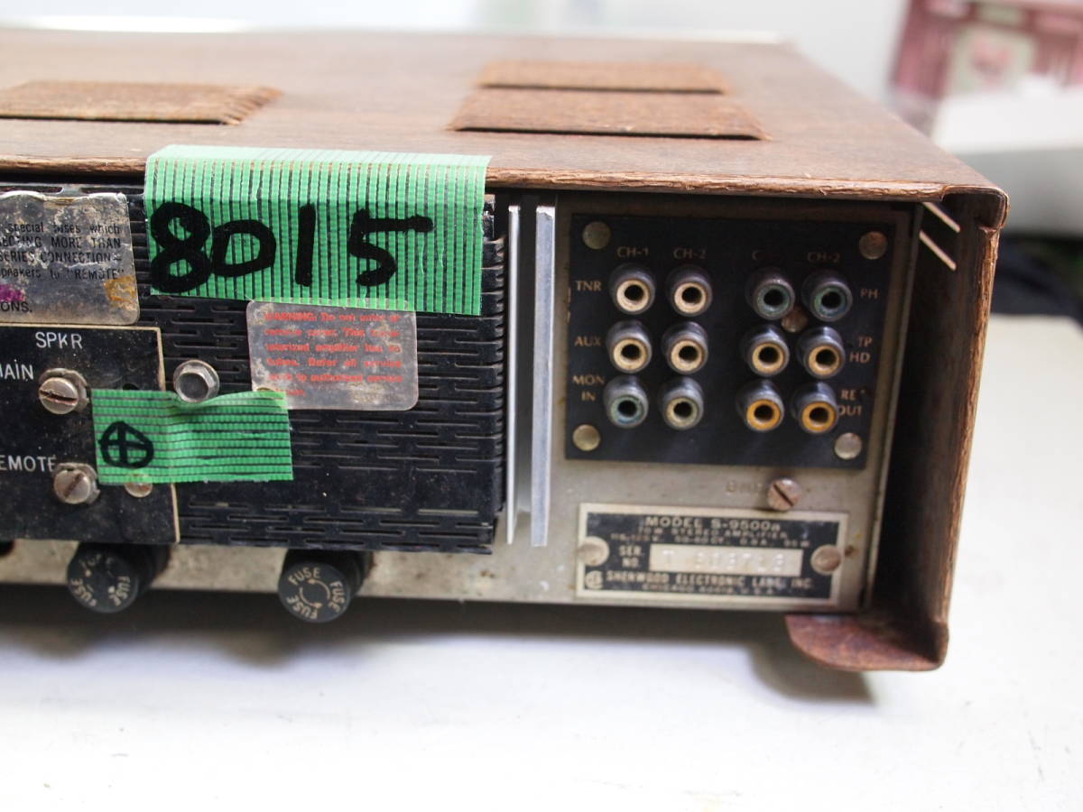 1960年代のビンテージ　　米国製　プリメインアンプ　　SHERWOOD 　MODEL S-9500a 　完動品【3ヶ月保証 】_画像6