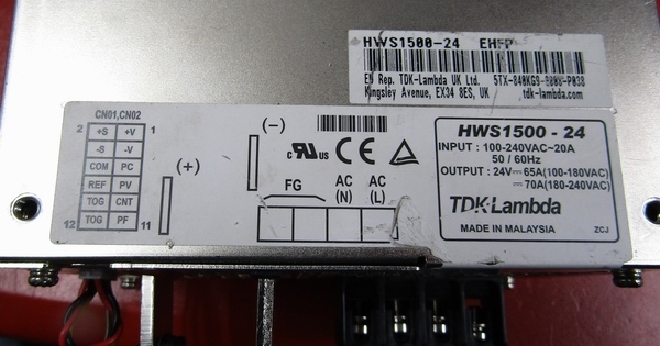 Yahoo!オークション - PL26 TDKラムダ AC-DCコンバータ【HWS1500 Yahoo!オークション - PL26 TDKラムダ AC-DCコンバータ【HWS1500