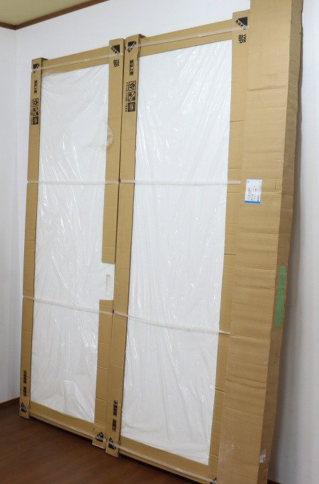 【引取限定】新品 YKKap 室内ドア 建具 ピュアプレーン 引き戸２枚＆枠