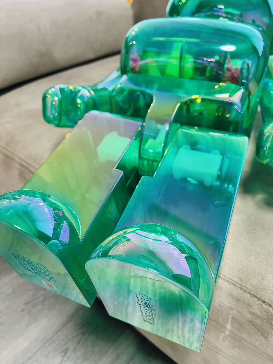 美品】BE@RBRICK X-girl CLEAR GREEN 1000% ベアブリック 美品】BE@RBRICK X-girl CLEAR GREEN 1000% ベアブリック
