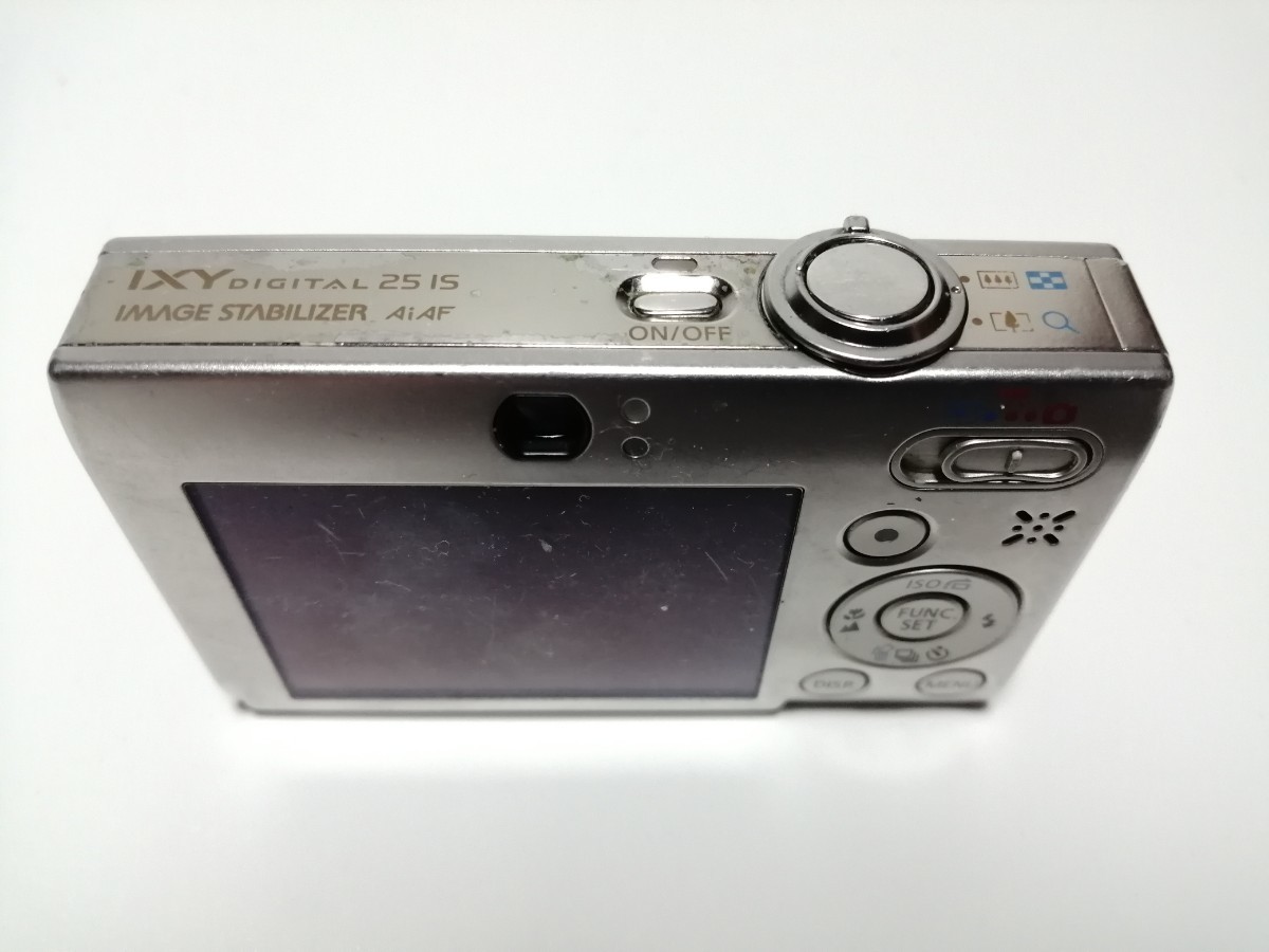 動作確認済み Canon キャノン IXY DIGITAL 25 IS コンパクトデジタルカメラの画像3