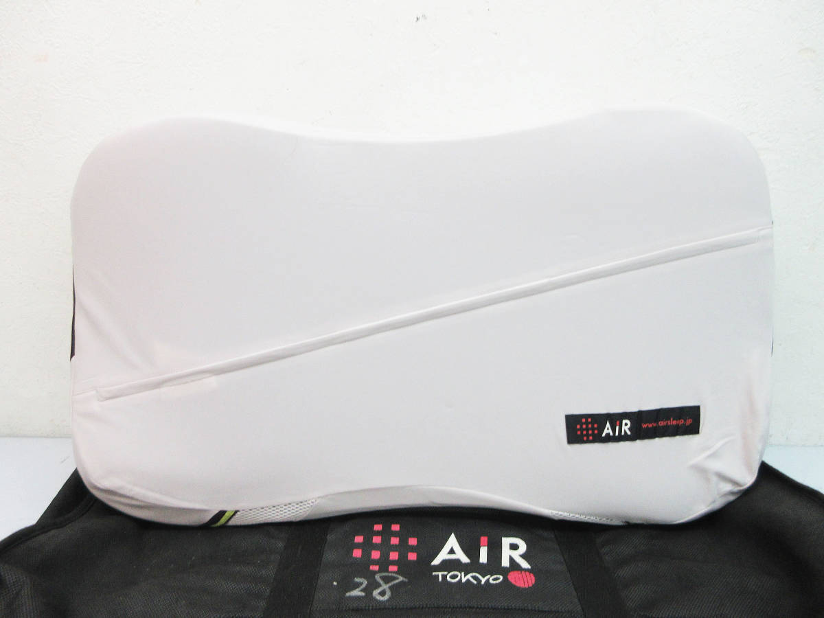 F8679【枕】エアスリープ エアー4D ?★AirSleep ピロー★キャリングケース付★67cm×37cm×8cm★中古★_画像2