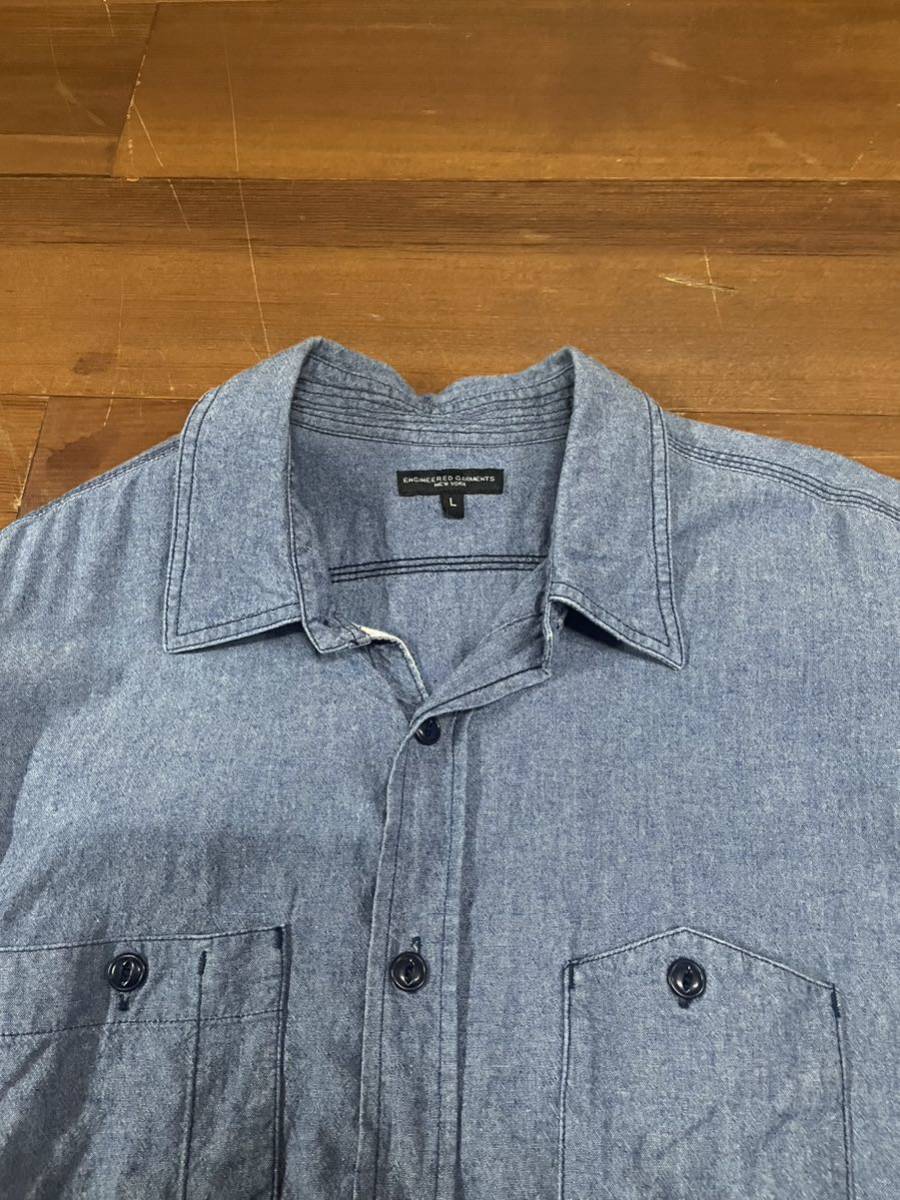 engineerd garments シャンブレー L