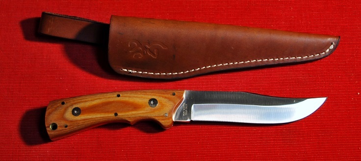 No.B-6 Katz USA;YOSHI34;シースナイフ・パッカーウッド柄・革ケース・全長:26cm・8A Stainless steel Blade: 6” ナイフ No.B-6 Katz USA;YOSHI34;シースナイフ・パッカーウッド柄・革ケース・全長:26cm・8A Stainless steel Blade: 6” ナイフ