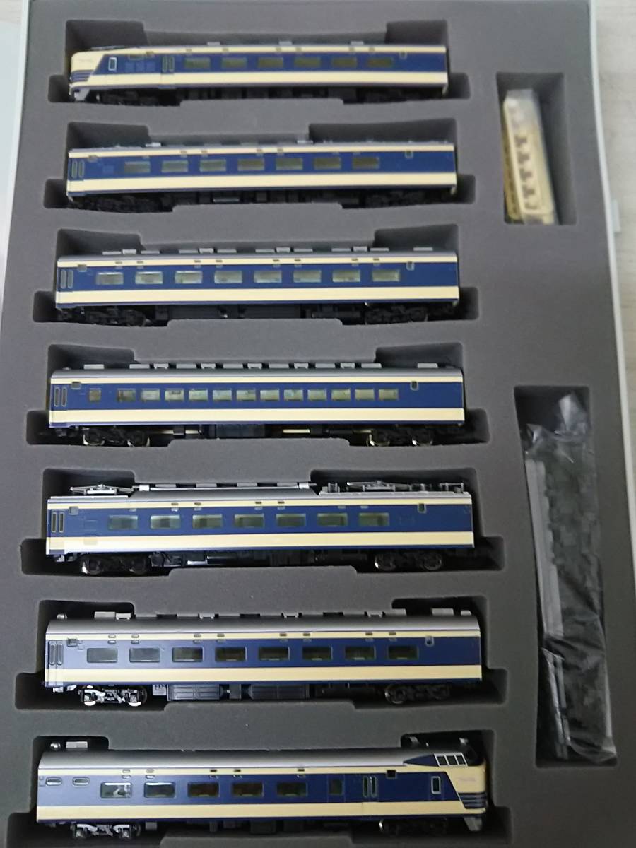 Nゲージ TOMIX 581系特急電車 (月光形) 基本セット 92769 動作ライトOK_画像4