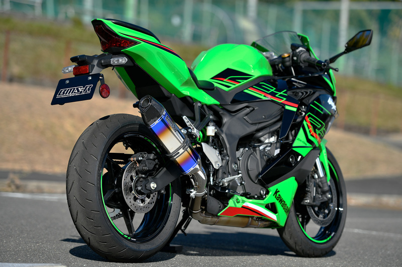 新品 ビームス ZX-4RR/ZX-4R SE (8BL-ZX400P)用 CORSA-EVOⅡ ヒートチタン 政府認証 G435-65-P6J BEAMS マフラー_画像4