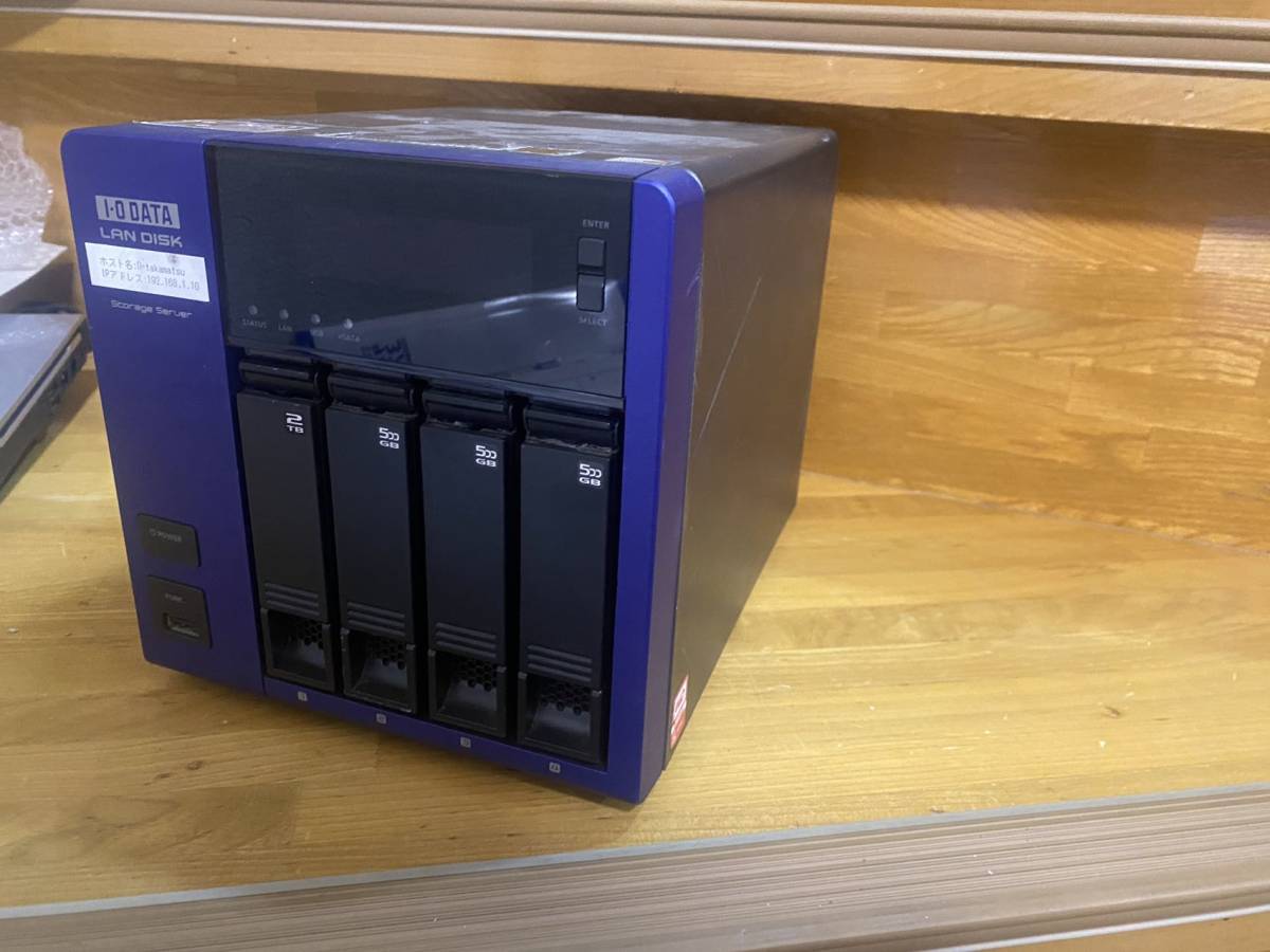 動作確認済　QNAP キューナップ NAS TS-469PRO　TS-469L　HDL-Z4WS（OEM品）　QTS書き換え済 WD red 3TB*4個　合計12TB_画像1