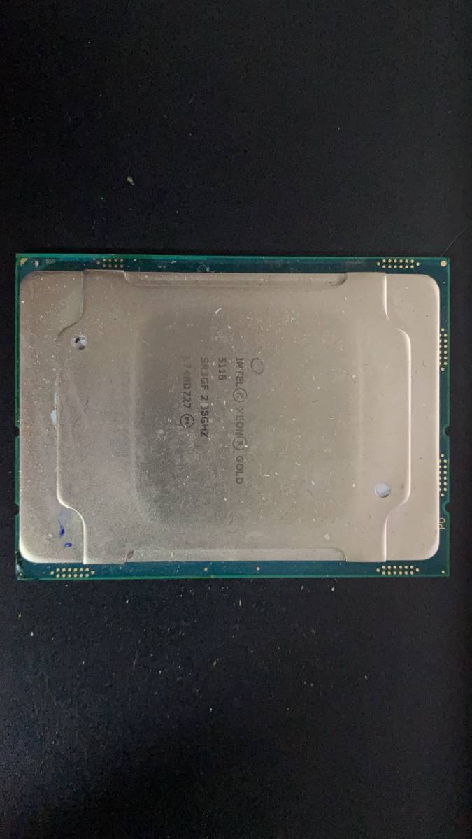 簡易テストOK　Intel　XEON　GOLD　5118　12コア / 24スレッド　FCLGA3467 　管理番号D727_画像1