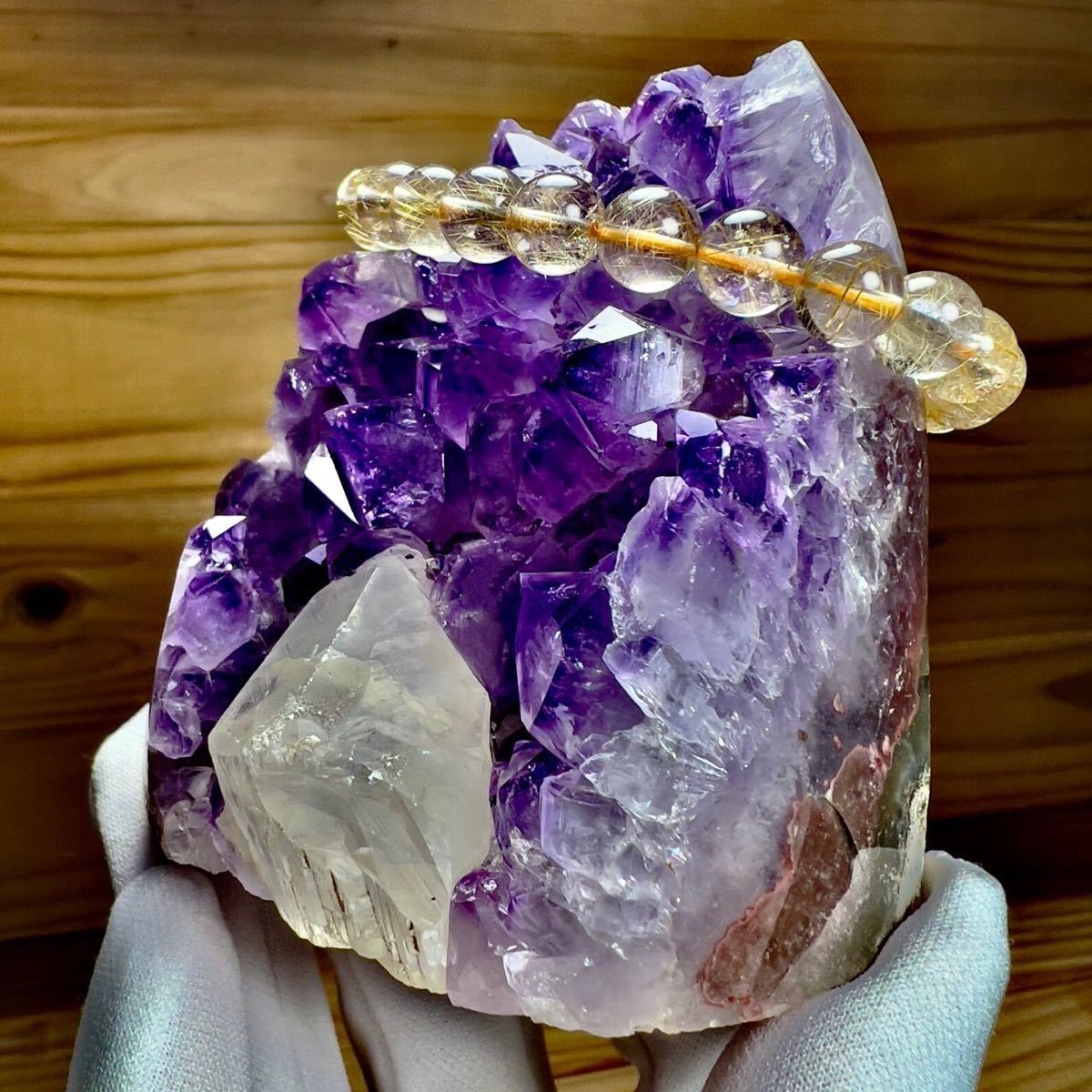 天然石 アメジスト 原石 紫水晶 アメジストドーム - 科学、自然