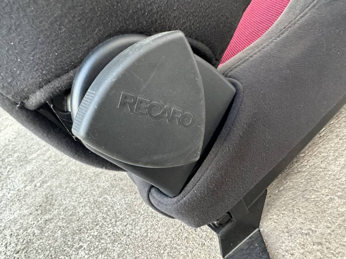 RX-8 rx8 SE3P 前期 後期 RECARO レカロ SR-XI FABRIC 運転席 助手席 左右2脚セット シートレール付 …_画像6