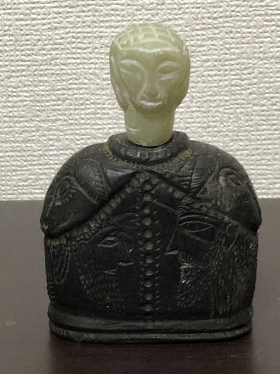 ★☆古代ガンダーラ　バクトリア　古代石製人物像 紀元前２５００～１８００年頃　マルギアナ　０４☆★