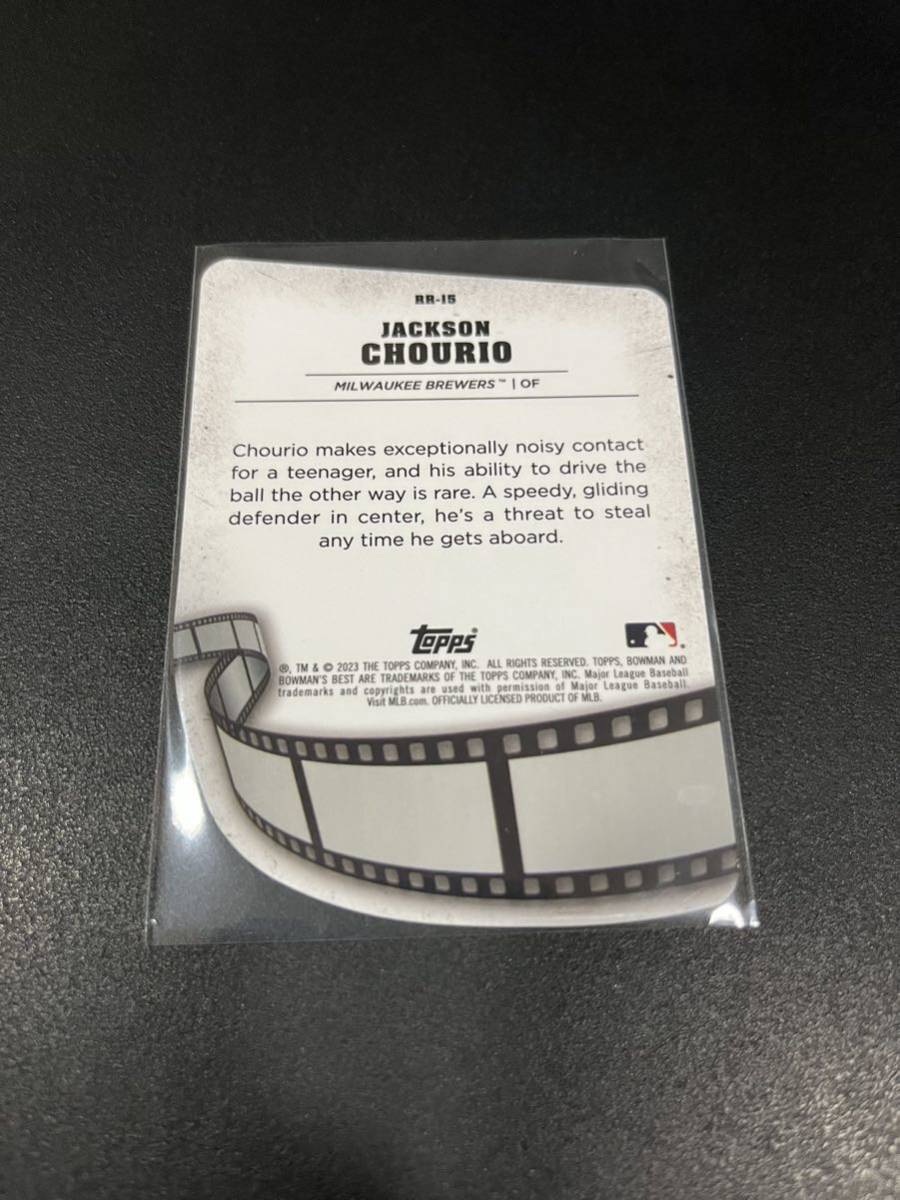 2023 Bowman's Best Jackson Chourio Reel to Reel Mini-Diamond RR-15 toppsの画像2