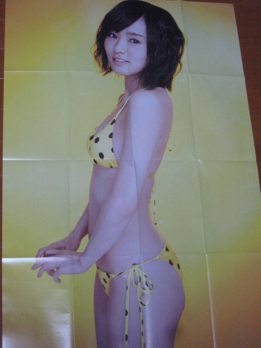 * быстрое решение * изначальный AKB48 Ooshima Yuuko. изначальный NMB48 Yamamoto Sayaka очень большой двусторонний постер 