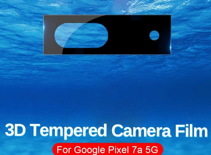 Google Pixel 7a カメラレンズ ガラス 3D フィルム ピクセル7a フルカバー 保護 ガラスフィルム pixel7a_画像3