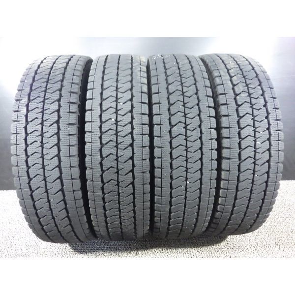 ブリヂストン BLIZZAK VL10 195/80R15 107/105N LT 4本SET◎2022年製8分山スタッドレス◎中古 特筆すべき損傷なし◎旭川手渡し可 5122103①_画像1