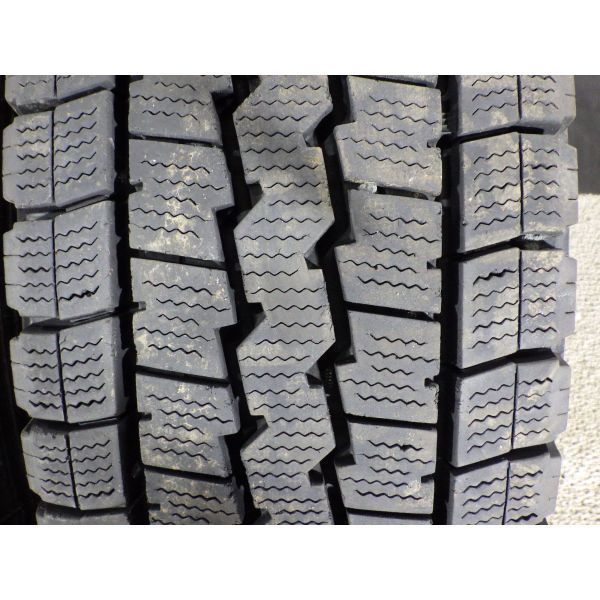 ダンロップ WINTER MAXX LT03 195/75R15 109/107L LT 4本SET◎2019年製7分山スタッドレス◎中古 4本に汚れ有り◎旭川手渡し可_画像5