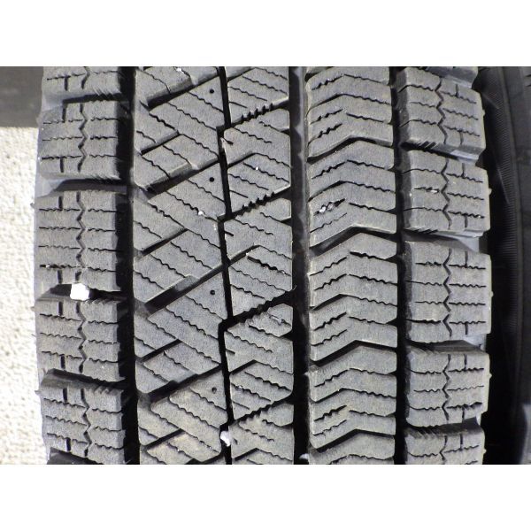 ☆::送料無料::☆ブリヂストン BLIZZAK VRX2 165/70R14 4本SET◎2020年製9.5分山スタッドレス◎中古 特筆すべき損傷なし◎ソリオ等に_画像2