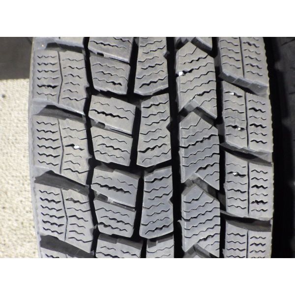 ☆::送料無料::☆ダンロップ WINTER MAXX WM02 155/65R14 4本SET◎2021年製9分山スタッドレス◎中古 1本にサイド傷等あり◎タント等に_画像2