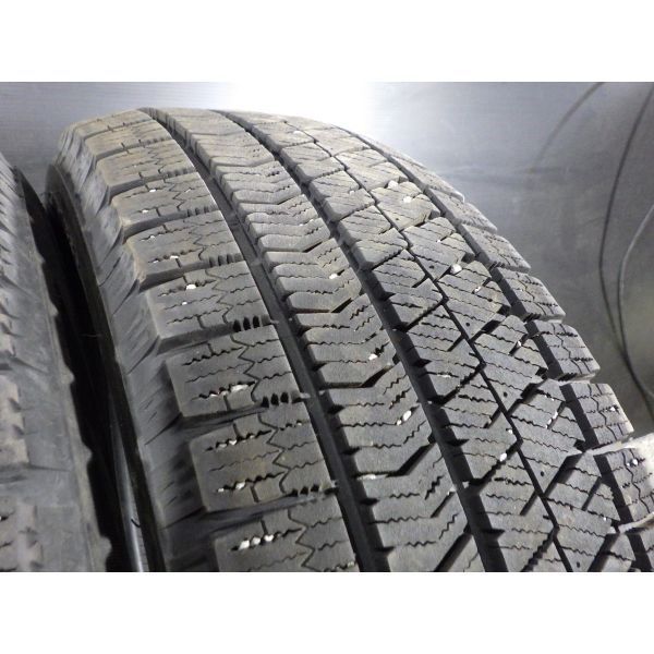 ☆送料無料☆BRIDGESTONE／ブリヂストン BLIZZAK VRX2 195/65R15 4本◎2017年製7~8分山スタッドレス◎中古 溝シワあり_画像6