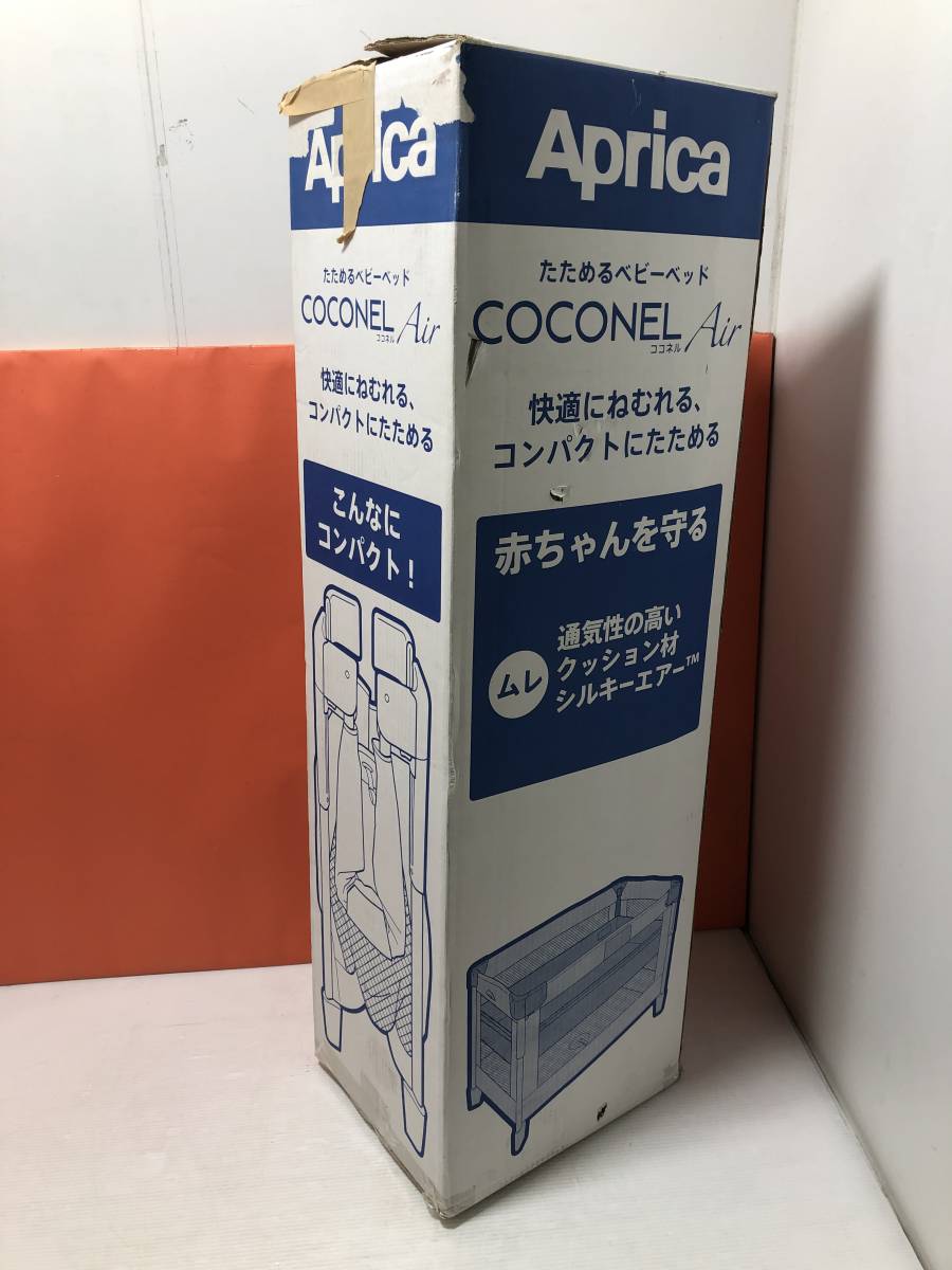 28/132☆Aprica　アプリカ　たためるベビーベット　COCONEL Air　ココネル☆_画像1