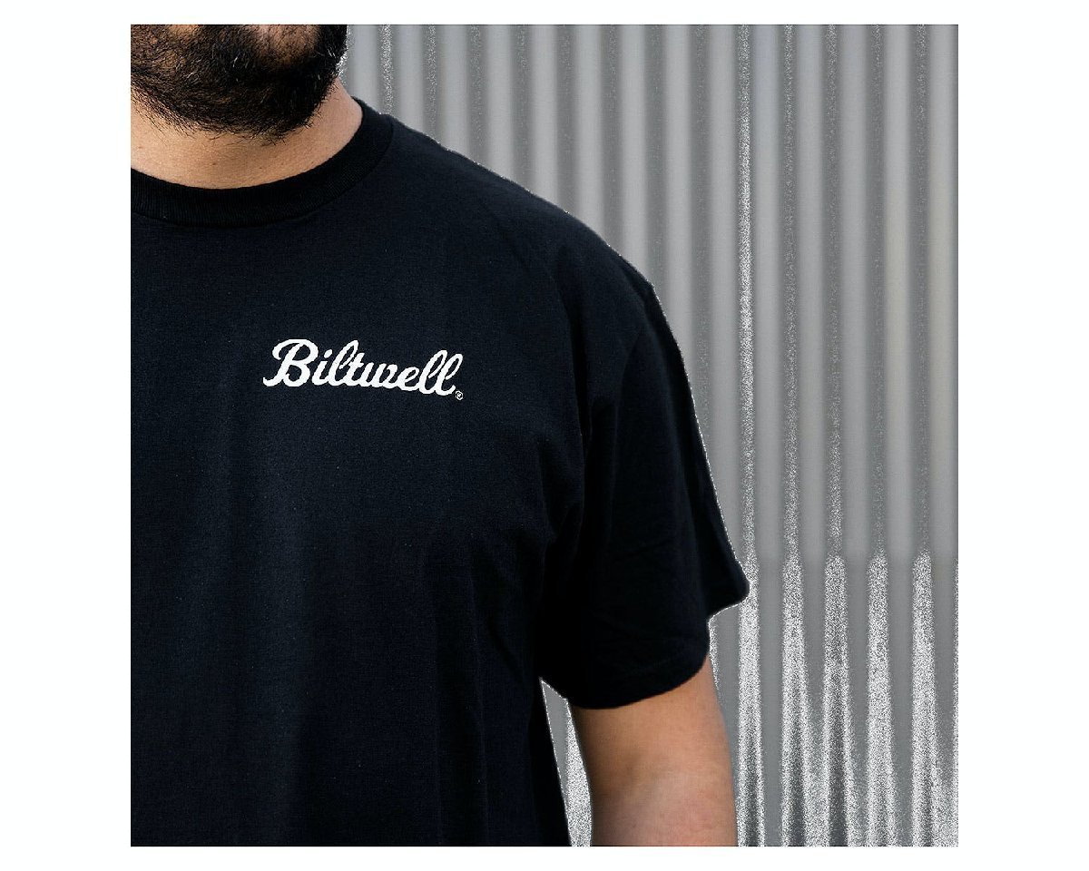 Biltwell BADGE Tシャツ ブラック XL_画像5