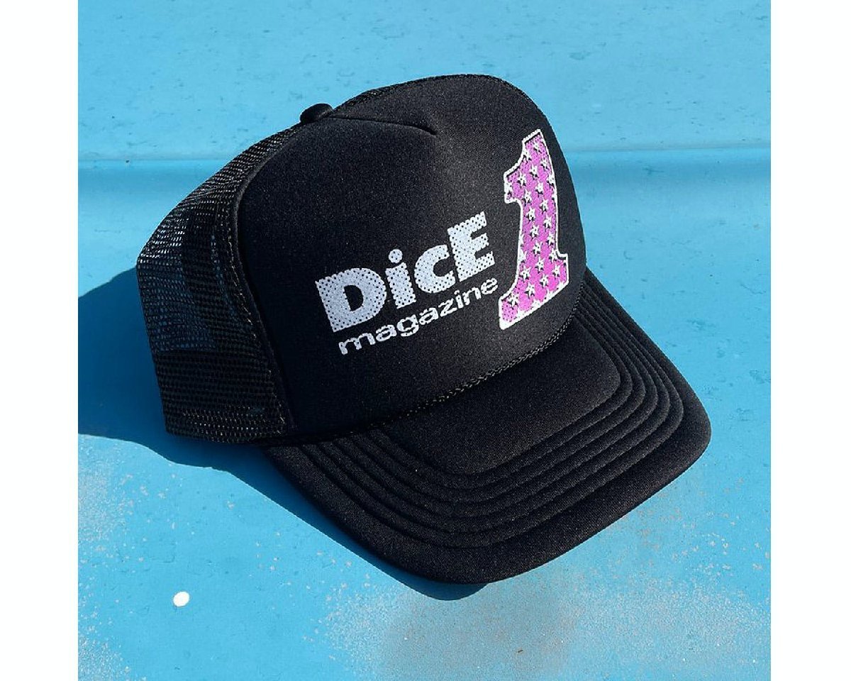 DICE MAGAZINE ダイスマガジン オリジナルメッシュキャップ #1 ピンク