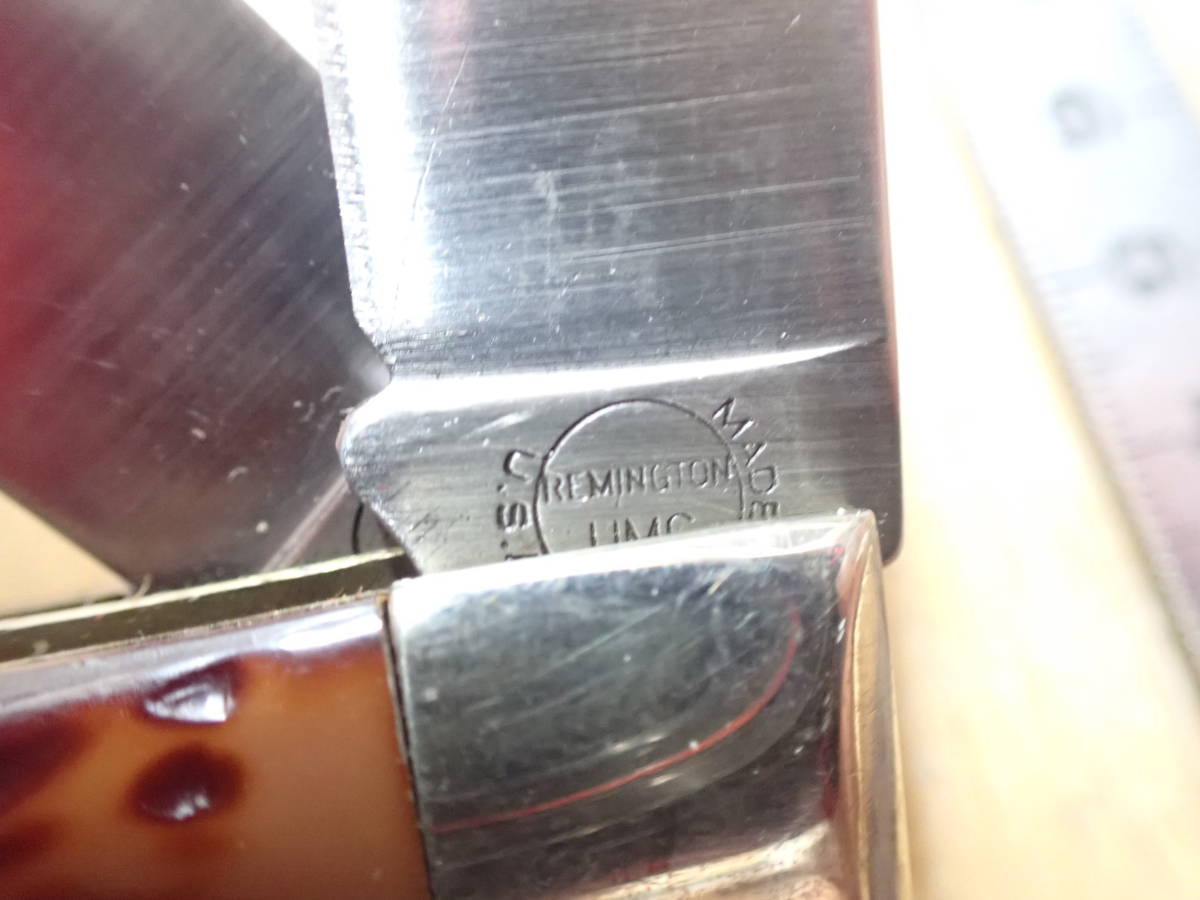 『G26X』レミントン Remington フォールディングナイフ 2ブレード 2丁 R1123　「MODELS FOUR＆SIX 1982」_画像6