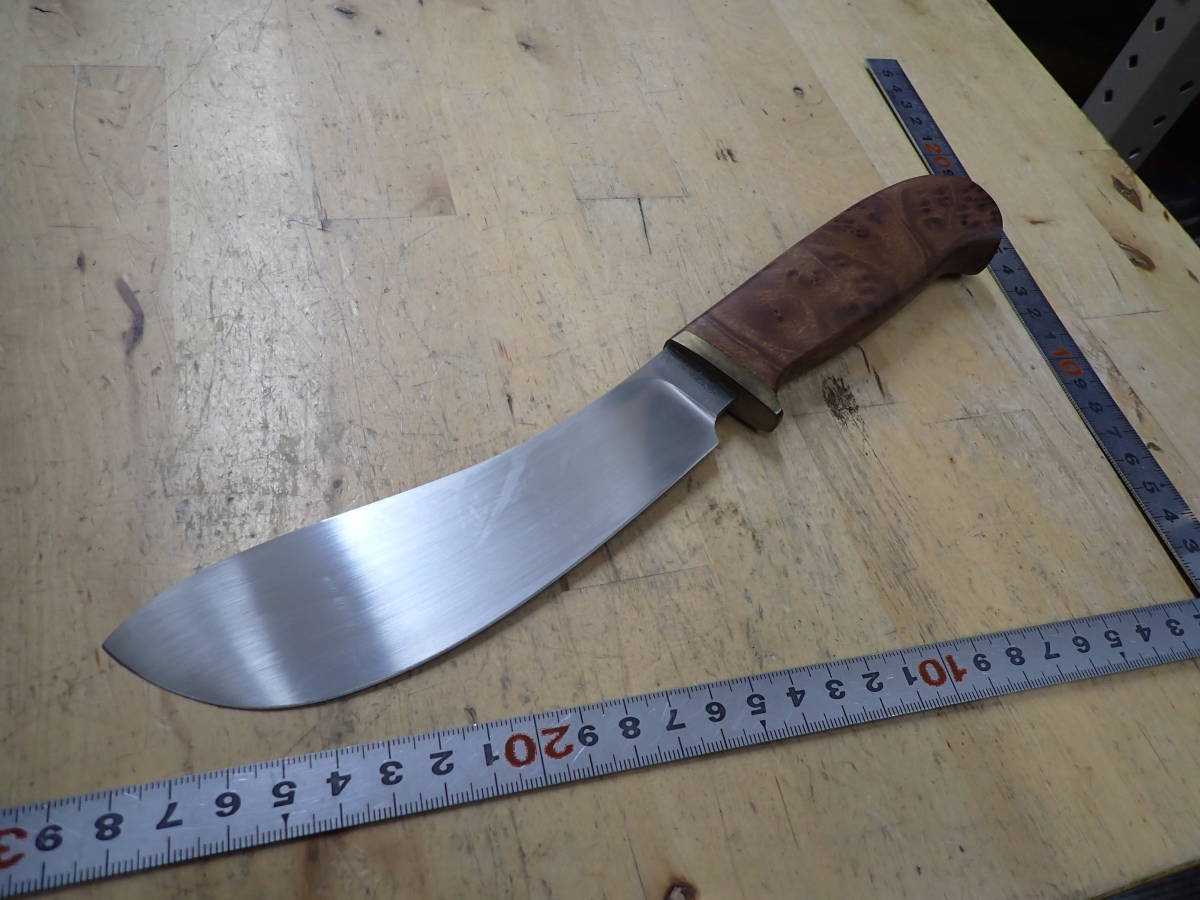 『G31A』中村 啓一郎　カスタムナイフ シースナイフ スキナー 皮はぎナイフ 最大刃厚約3mm 薄め