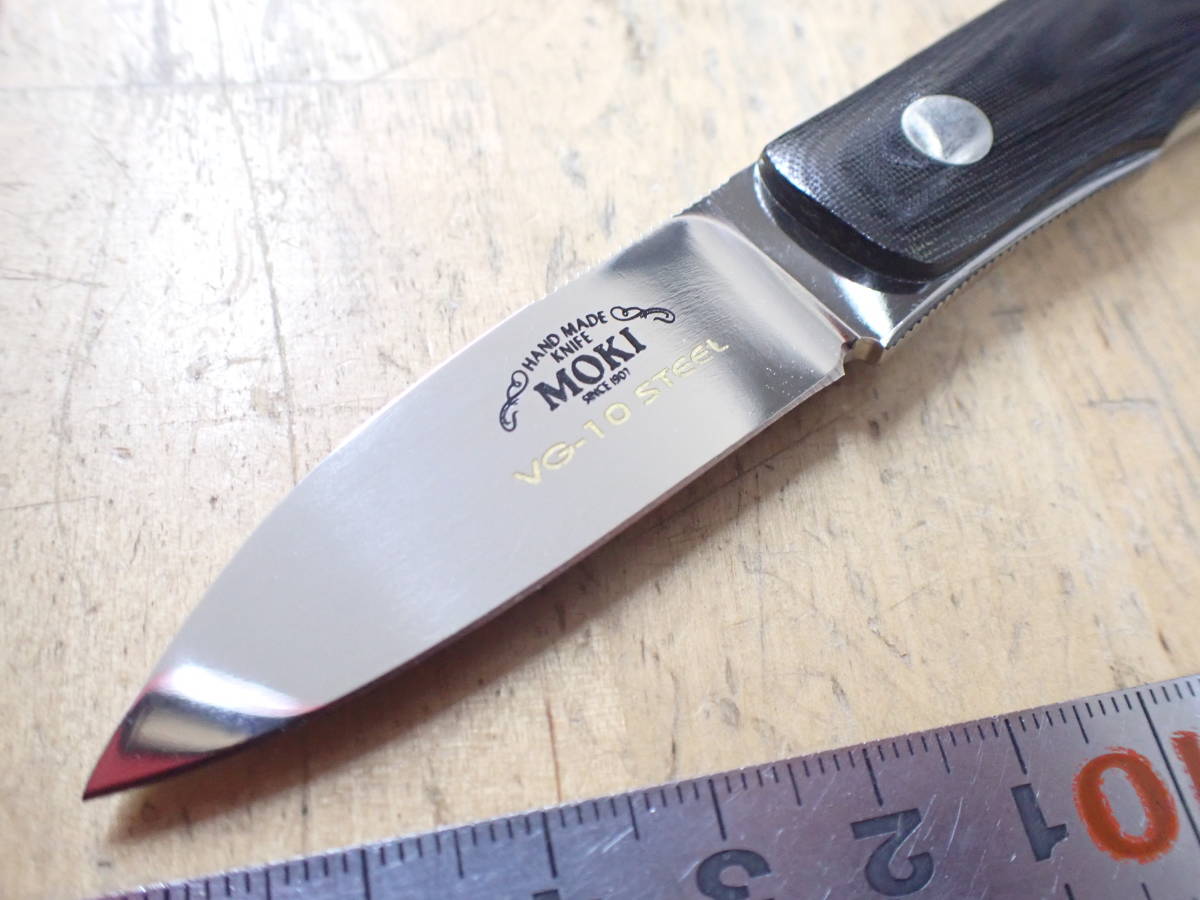 『G31P』未使用★MOKI KNIFE モキ　ナイフ VG-10 マイカルタ シースナイフ_画像2