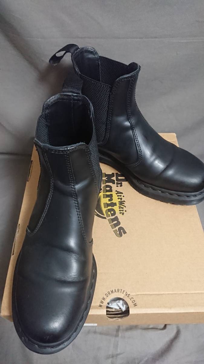 ドクターマーチン　UK7　US8　約25.5～26㎝　2976　チェルシーブーツ　サイドコア　MONO　ブラック　【Dr.Martens 】_画像3