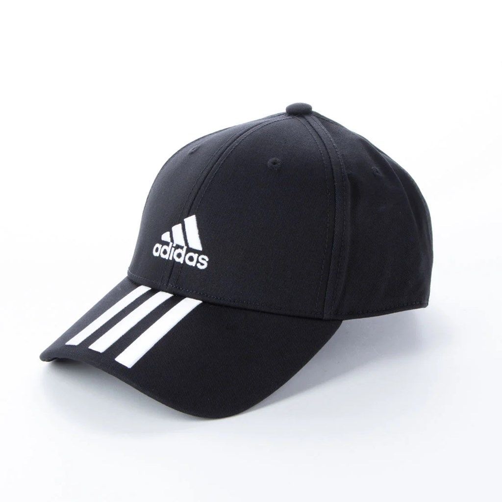 ★アディダス adidas 新品 メンズ ３ストライプ UV50 キャップ スポーツ ゴルフ CAP 帽子 黒 [FK0894-5760] 七★QWER_画像1