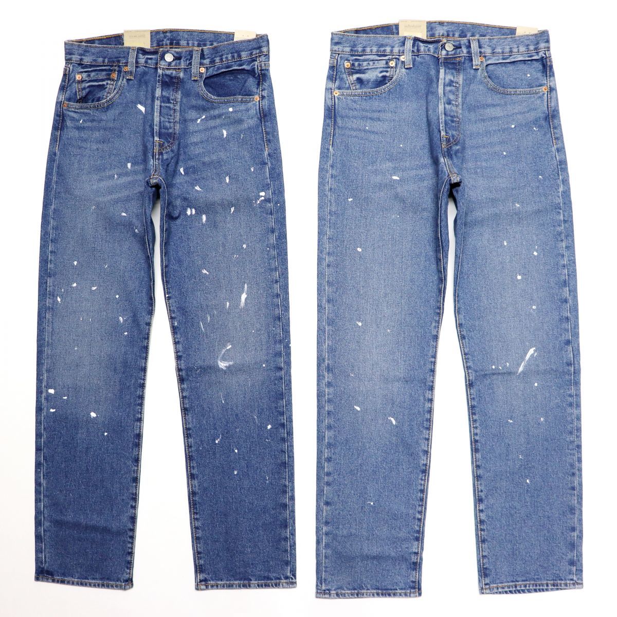 ★リーバイス Levis 501 新品 メンズ ペンキ加工 ボタンフライ ストレート ジーンズ デニム パンツ 30インチ[79830-0253-30]四 壱★QWER★_画像4