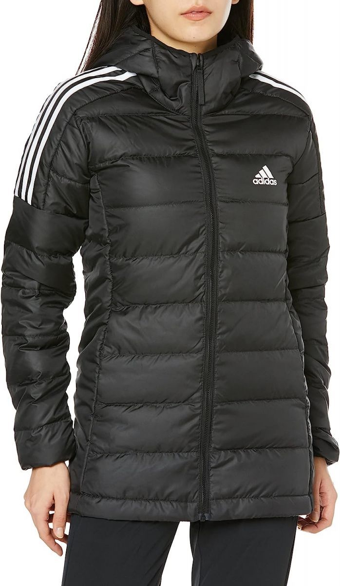 ★アディダス adidas 新品 レディース エッセンシャルズ ダウンパーカー ロング ダウン ジャケット Lサイズ[GH45901N-L] 二 弐★QWER_画像1