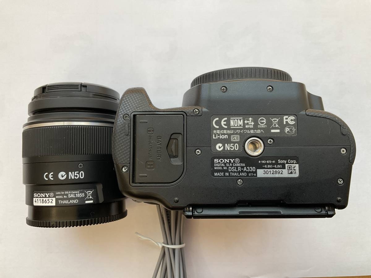 SONY α330 ズームレンズキット　DSLR-A330　SAL1855 美品　中古_画像2