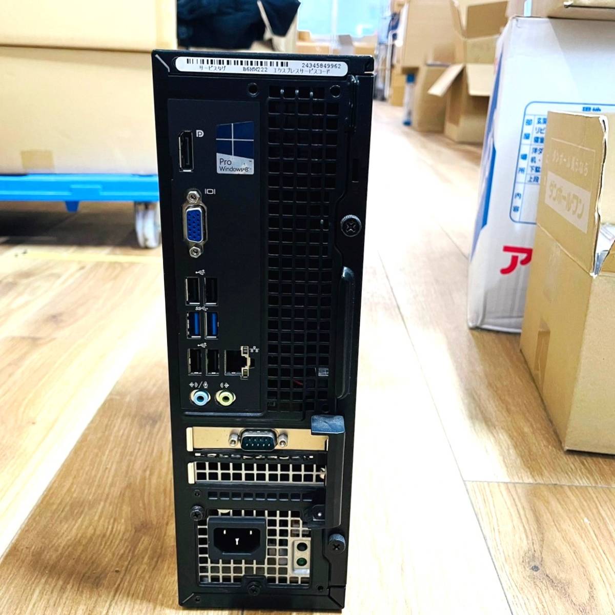 □44【通電OK】DELL OptiPlex 3020 intel(R) Core(TM) i3-4130 CPU @ 3.40 GHz Win8 Pro Windows デスクトップ パソコン PC デル_画像3