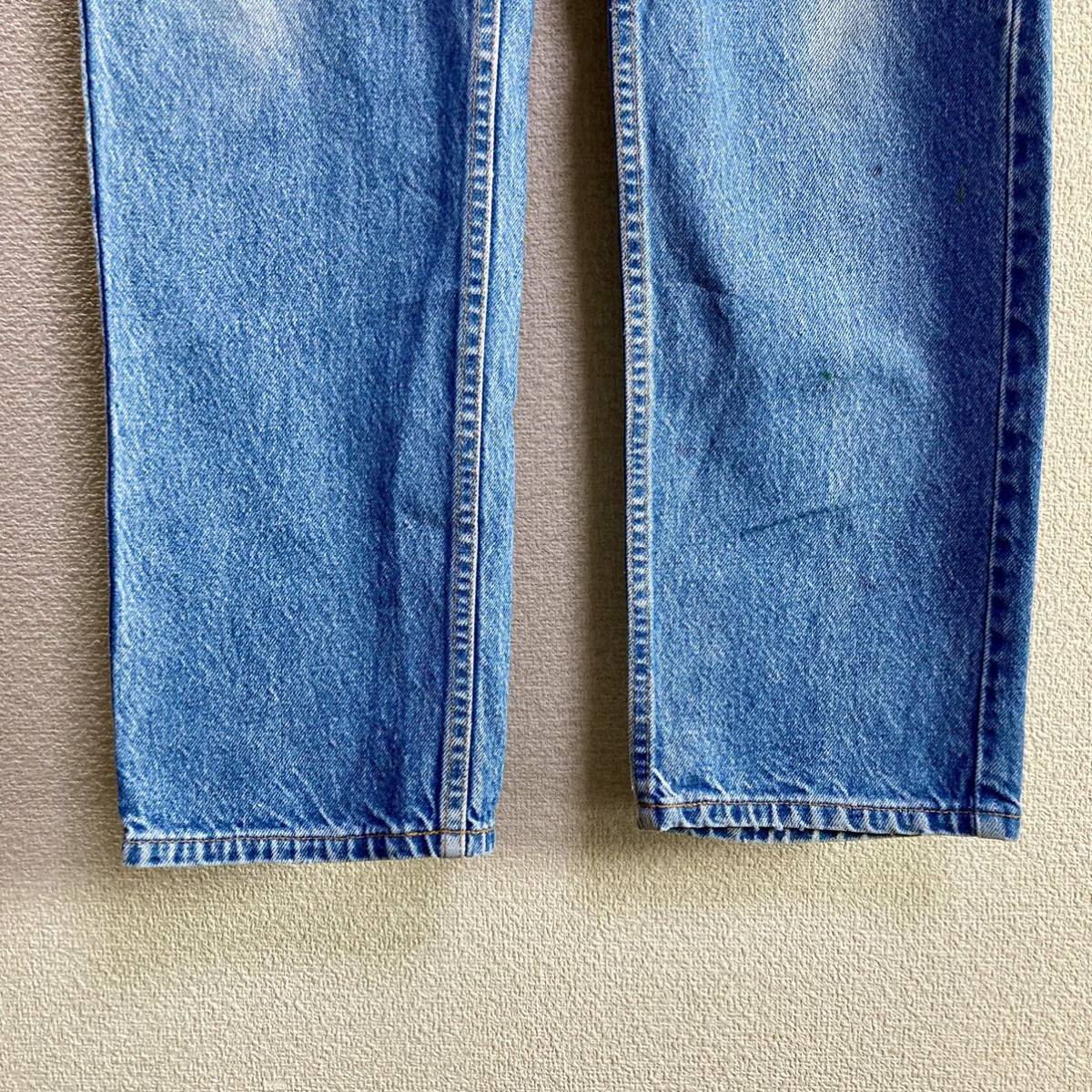 【made in USA】希少なショートレングス！Levi's リーバイス 505 ヒゲ 色落ち良 W34L30(実寸W34L30) 1995年 米国製 USA製 501 デニムパンツ_画像2