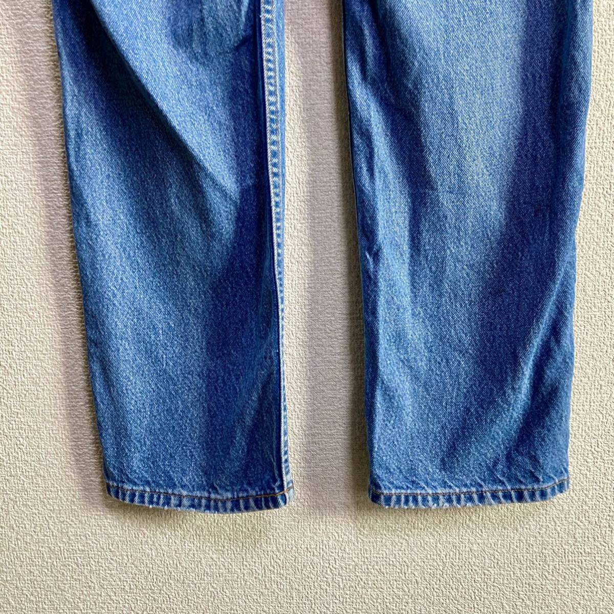 【made in USA】希少なショートレングス！Levi's リーバイス 505 ヒゲ 色落ち良 W34L30(実寸W34L30) 1995年 米国製 USA製 501 デニムパンツ_画像7