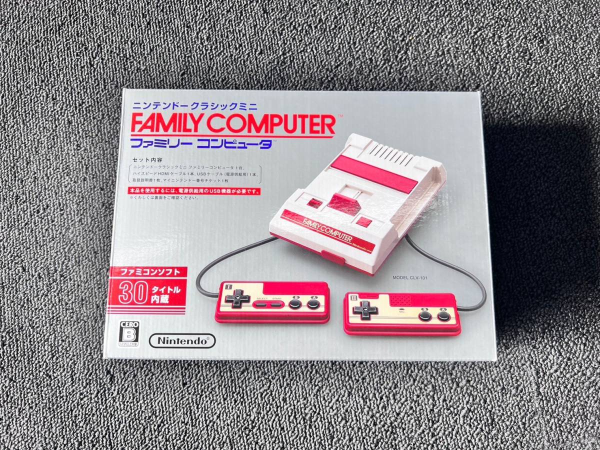 ☆　ファミコンミニ　本体　ニンテンドークラシックミニ　ファミリーコンピューター　未使用　美品　☆_画像1