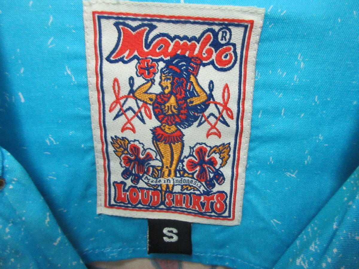 1000円～mambo loud shirts　アロハシャツ　サイズS_画像2