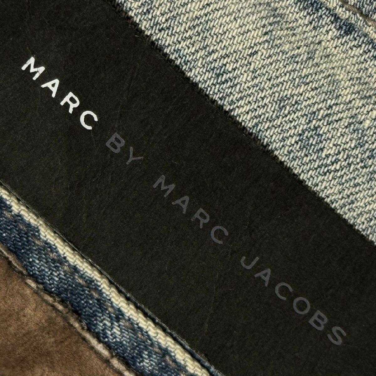 (^w^)b 未使用！ MARC JACOBS マークジェイコブス 足長 美脚 ストレート スキニー デニム パンツ ジーンズ ダメージ 加工 W28 8125EE_画像7