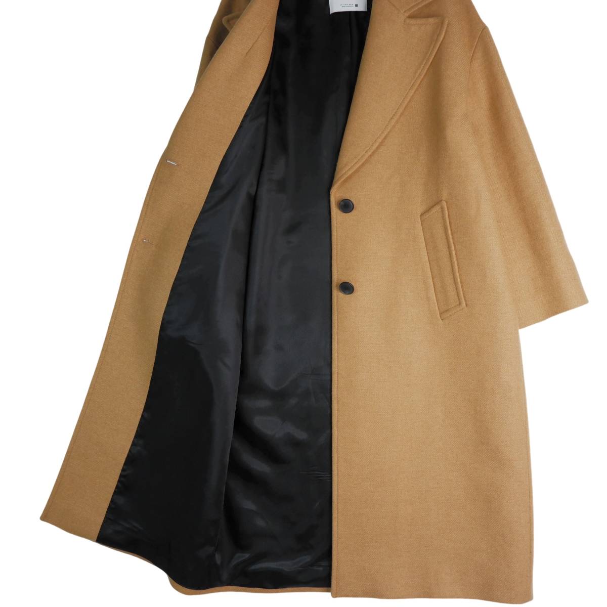 美品 現行タグ ZARA ザラ ウール ロング チェスター コート 美品 現行タグ ZARA ザラ ウール ロング チェスター コート