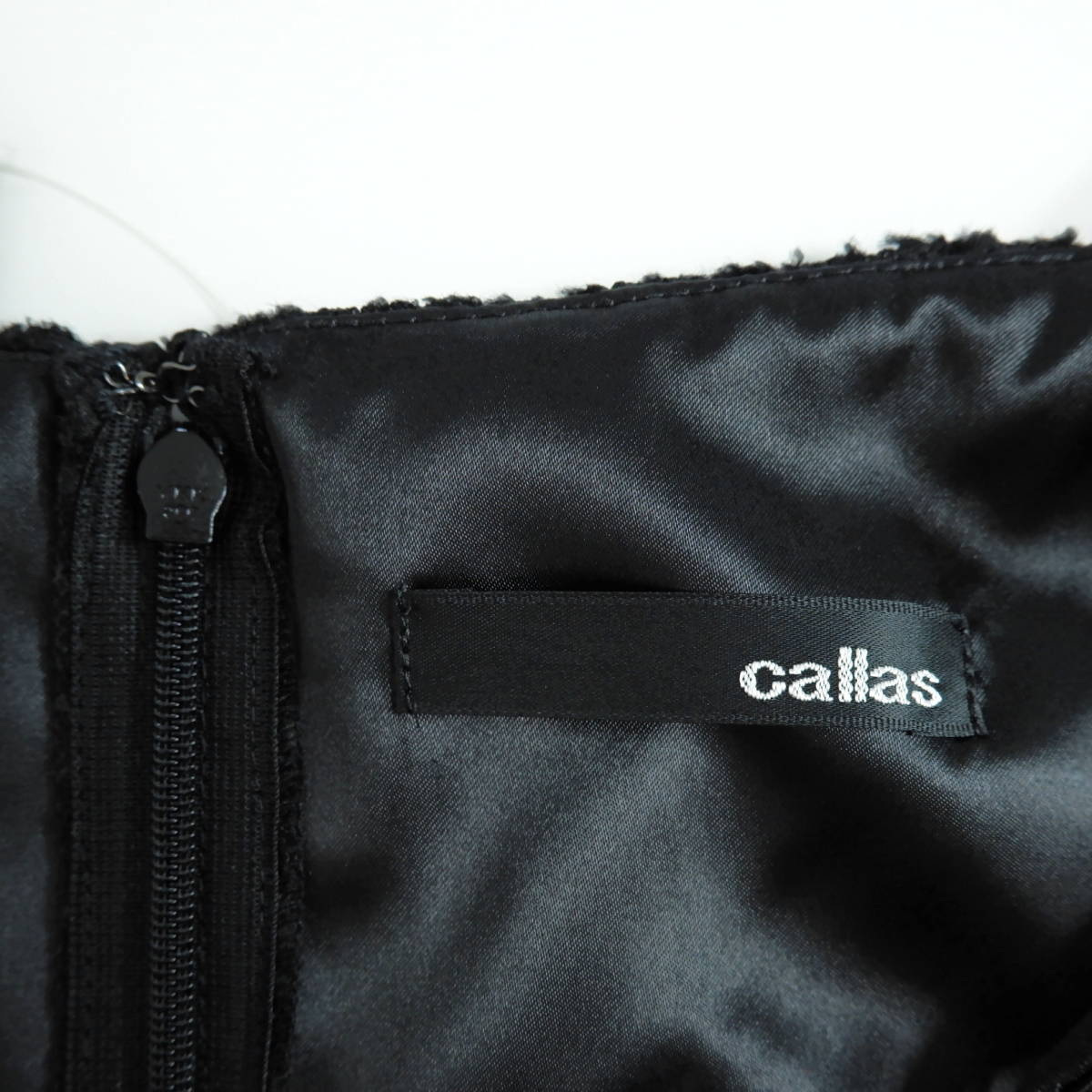 ◆新品 定価2.7万円 タグ付き◆ Callas MAITRESSE メトリーゼ取扱 リボン ドレス キャミ ワンピース 黒 レディース 38 ◆日本製◆ 2914A0