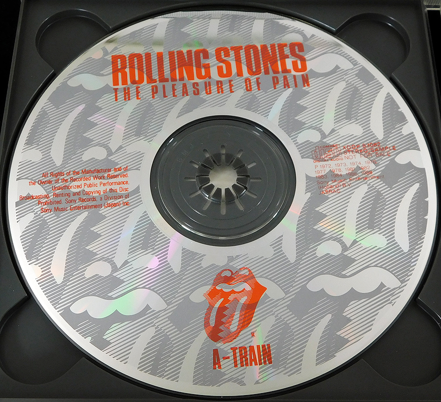 非売品 2CD「ローリング・ストーンズ ROLLING STONES/THE PLEASURE OF PAIN」XDDP-93082/3/A-Train・Spangled Banner 2枚組_画像3