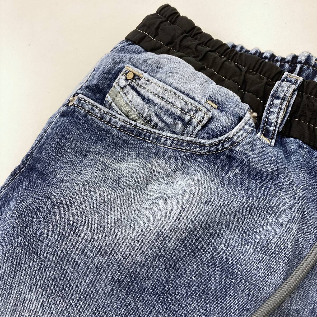 DIESEL Jogg Jeans WAYKEE スウェットデニムパンツ イタリア製 メンズ W28 ディーゼル ジョグジーンズ ジョガーパンツ 3110072_画像8
