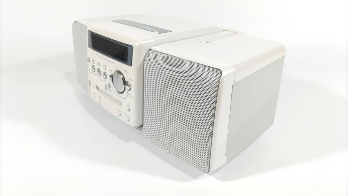 ケンウッド CD・MD・ラジオパーソナルステレオシステム (ホワイト) MDX-L1-W 美品！_画像3