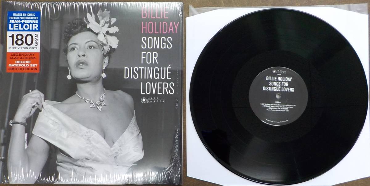 【中古LPレコード】BILLIE HOLIDAY:SONGS FOR DISTINGUE LOVERS【37032】＊EU盤＊シュリンク＊180g重量盤_画像1