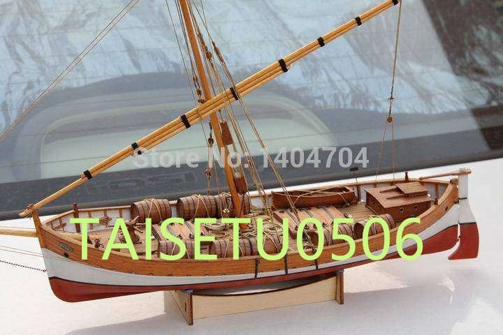 ☆NIDALE モデル Sacle 1/48 古典的な古代帆船モデルキット: 地中海 LEUDO 1800- ☆NIDALE モデル Sacle 1/48 古典的な古代帆船モデルキット: 地中海 LEUDO 1800-