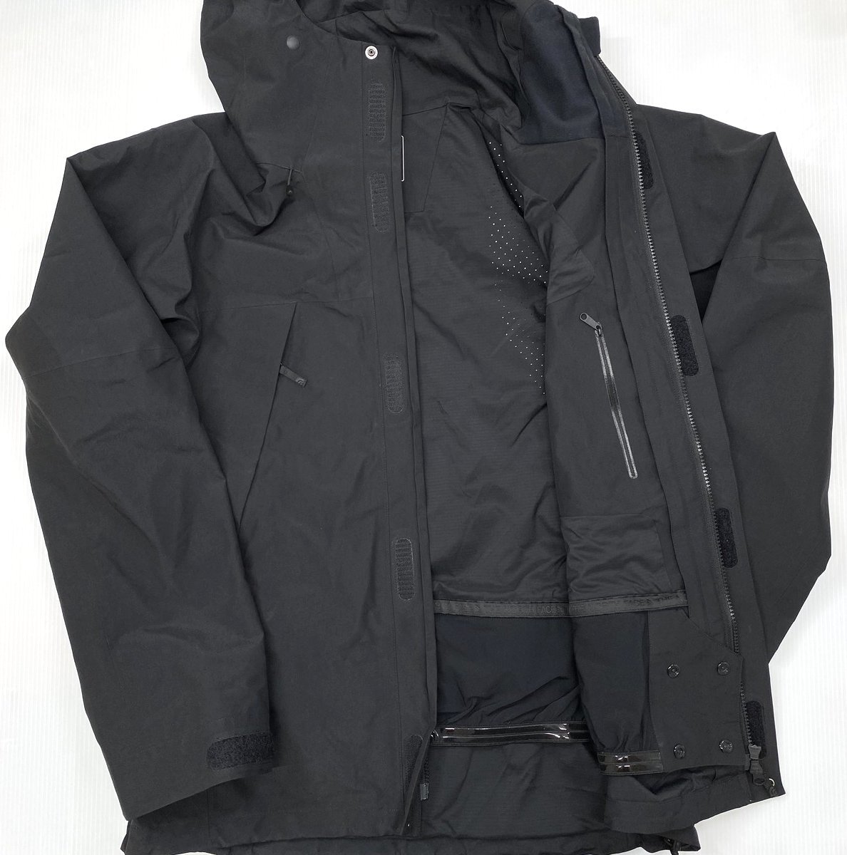 【メンズ XL】THE NORTH FACE ノースフェイス 防水 Mountain Jacket マウンテンジャケット ブラック 黒 マウンテンパーカー GORE-TEX_画像6