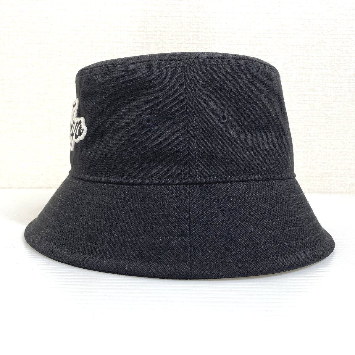 【23AW 未使用品】Y-3 BUCKET HAT バケットハット ブラック 黒 帽子 刺繍 TOKYO ワイスリー アディダス ヨウジヤマモトの画像3